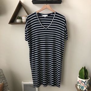 Amour Vert Striped T-Shirt Dress